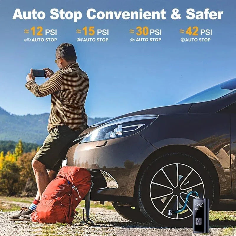 Compresor De Aire Portátil Para Coche 150 PSI Inalámbrico