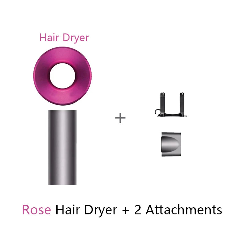 Rosa 2 accesorios Color Secador De Pelo Iónico 5 En 1 Con Difusor Profesional